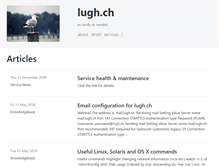 Tablet Screenshot of lugh.ch